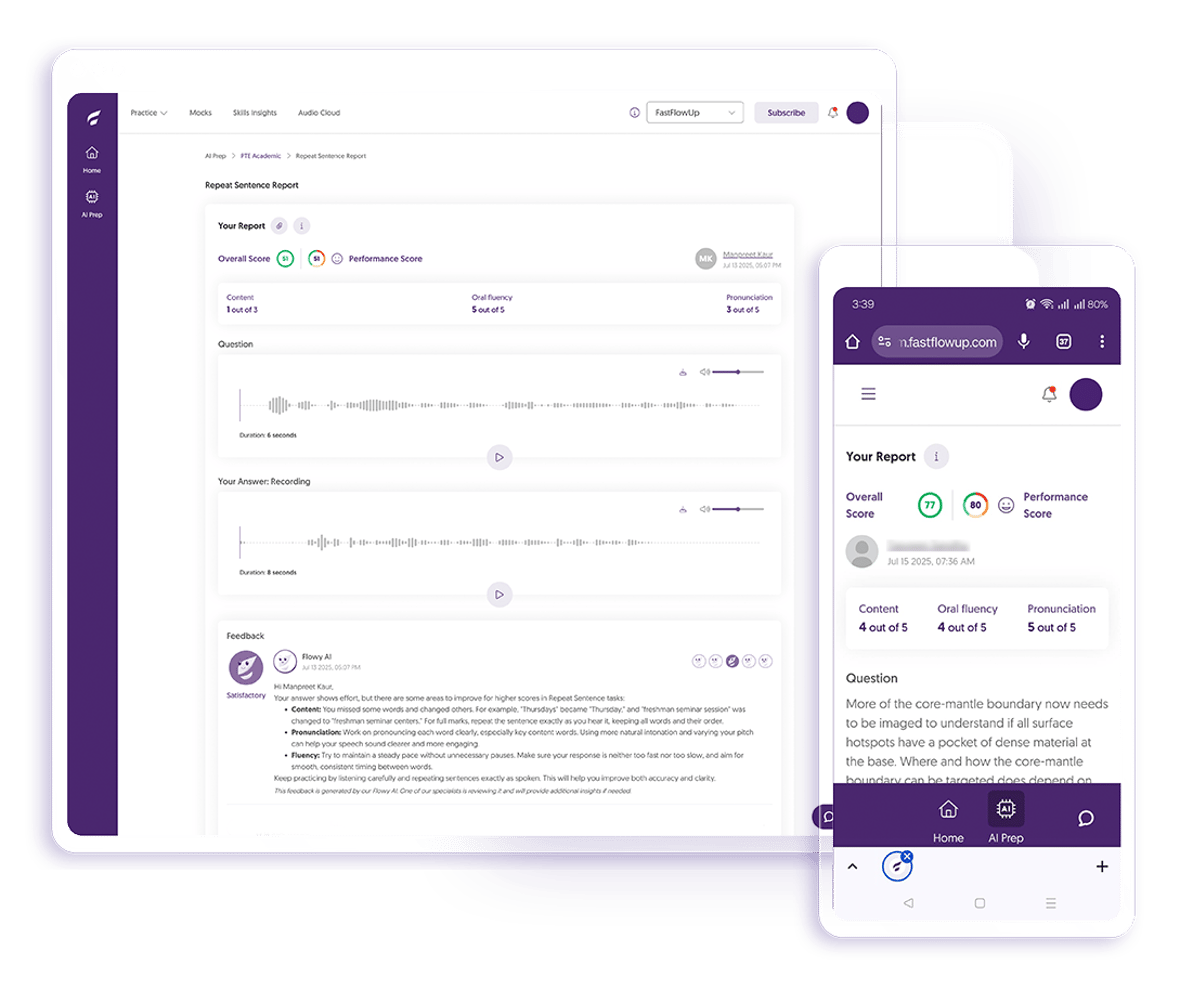 Instant Scoring & Feedback